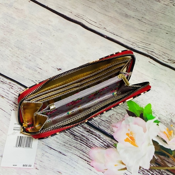 NWT Betsey Johnson Leopard Print Wallet - Picture 3 of 5